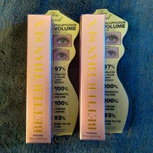 TWO brand new better than sex mascara by too faced